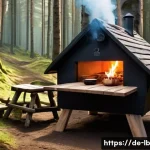 훈제 기법으로 만드는 유명한 요리 - A rustic German smokehouse scene in the Black Forest region, showcasing traditional smoking methods ...